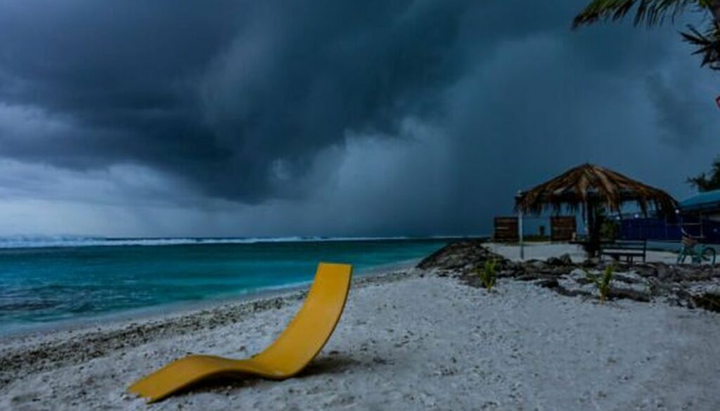 saison des pluies aux Maldives