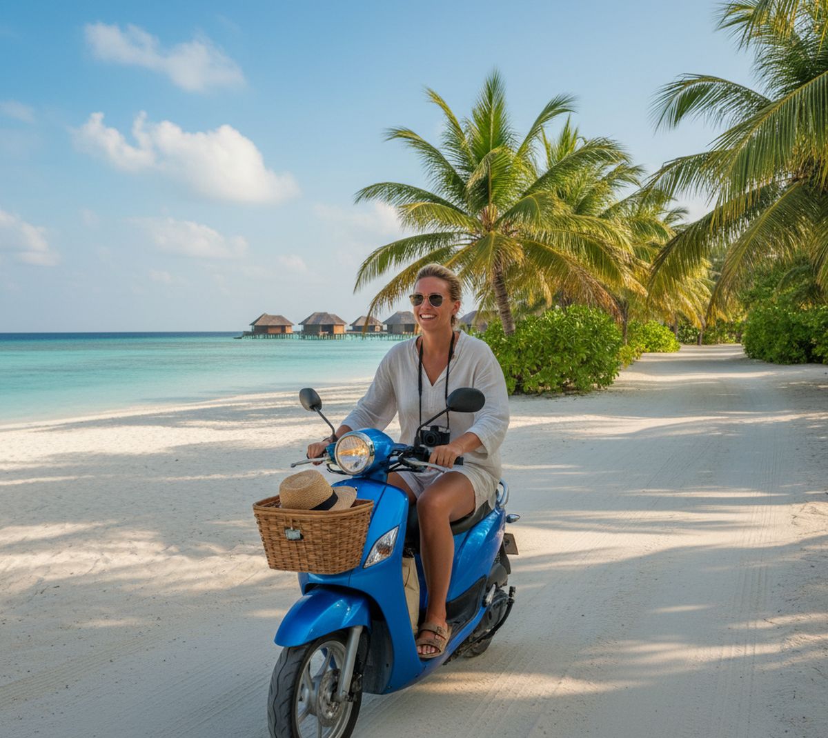 Location de scooter aux Maldives