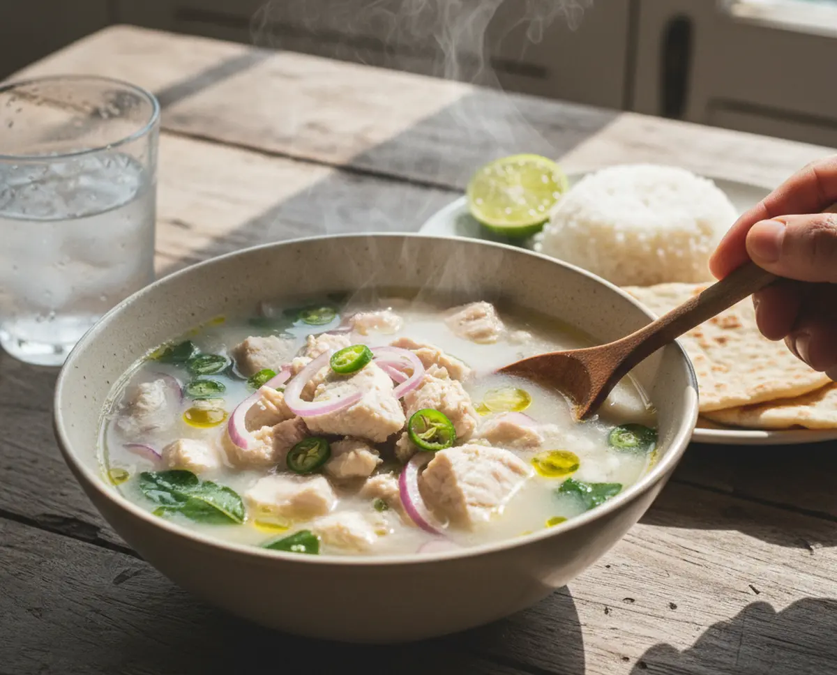 Garudhiya Recette authentique du bouillon de poisson des Maldives